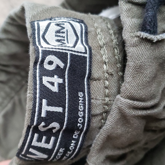 West 49 Army Green Joggers - Picture 2 of 4